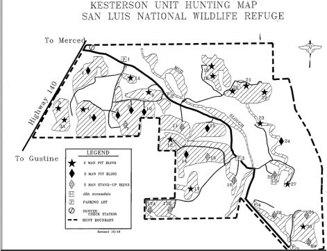 Kesterson NWR Map