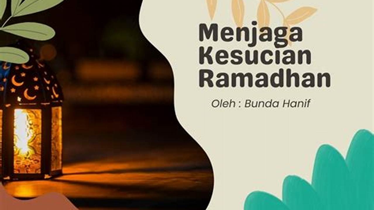Kesucian, Ramadhan