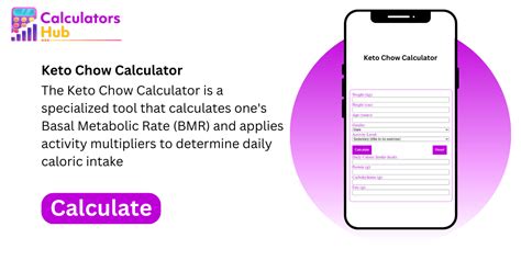 Keto Chow Calculator
