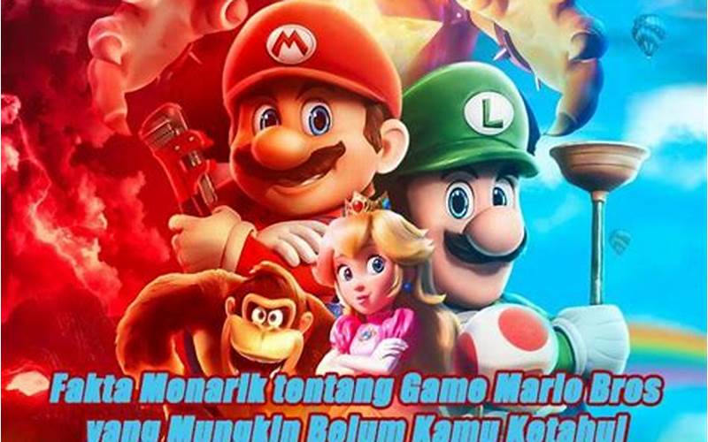 Keunikan Dan Fakta Menarik Tentang Mario Bros