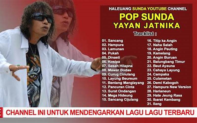 Keunikan Musik Pop Sunda Yayan Jatnika