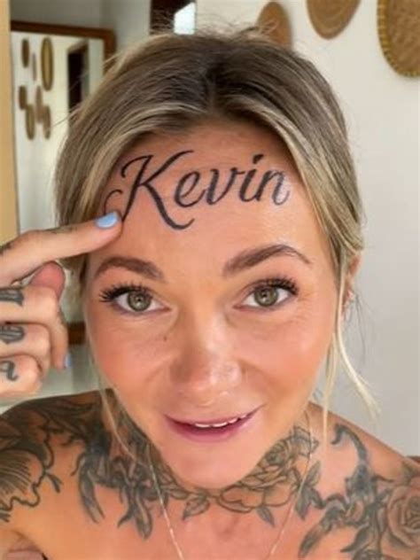 Kevin Forehead Tattoo