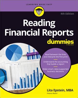 Key Benefits of Reading Financial Reports For Dummies Pdf