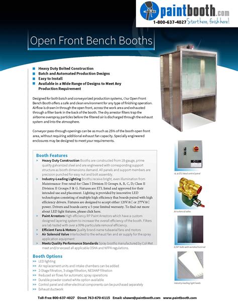 Key Benefits of Using Bench Paint Booths