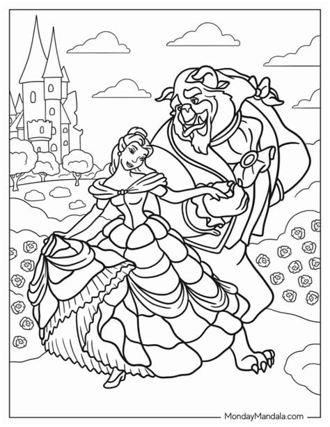 Key Benefits of Using The Beauty And The Beast Coloring Pages