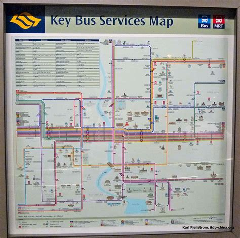 Map Of Singapore Bus Routes Maps of the World
