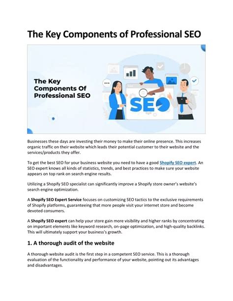 Key Components Professional Perspective