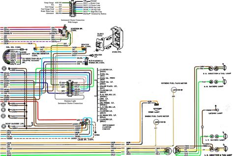 Key Components Unveiled 1967-72 C10 Cluster Wiring Diagram