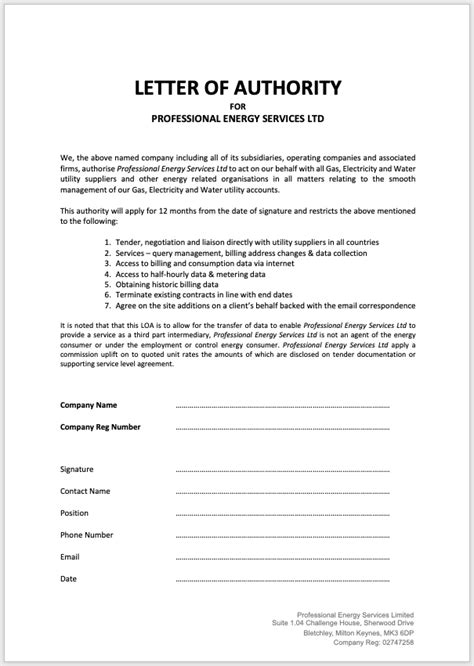 Key Components of a Strong LOA Letter