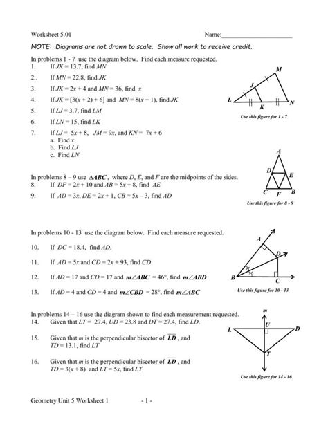 Key Components of the Answer Key in Geometry Education