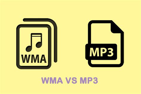 Key Differences between WMA and MP3 Formats