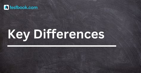 Key Differences to Note