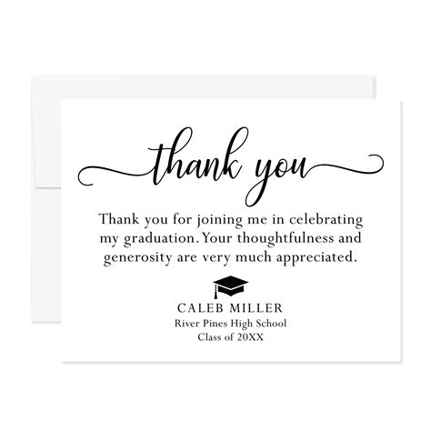 Key Elements of a Perfect Thank You Note for Graduation Money