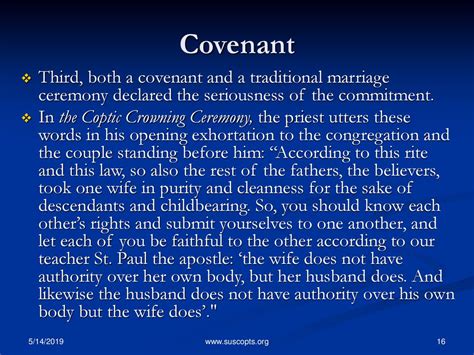 Key Elements of a True Covenant Wedding Ceremony