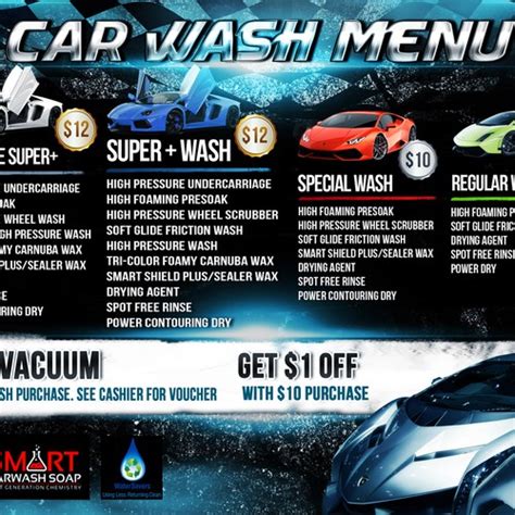 Key Elements of an Effective Car Wash Menu