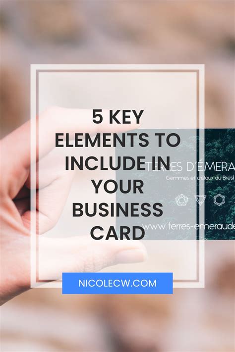 Key Elements to Include