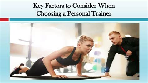 Key Factors to Consider When Choosing a Personal Trainer in Houston