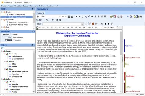 Key Features for Robust Analysis in Qda Miner Software