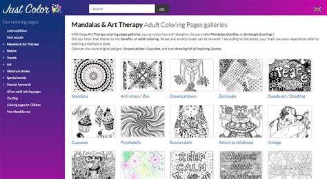 Key Features of Paid Adult Coloring Sites
