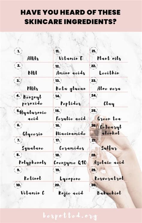 Key Ingredients to Look For in Your Cream