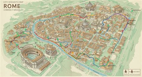 Key Landmarks Rome