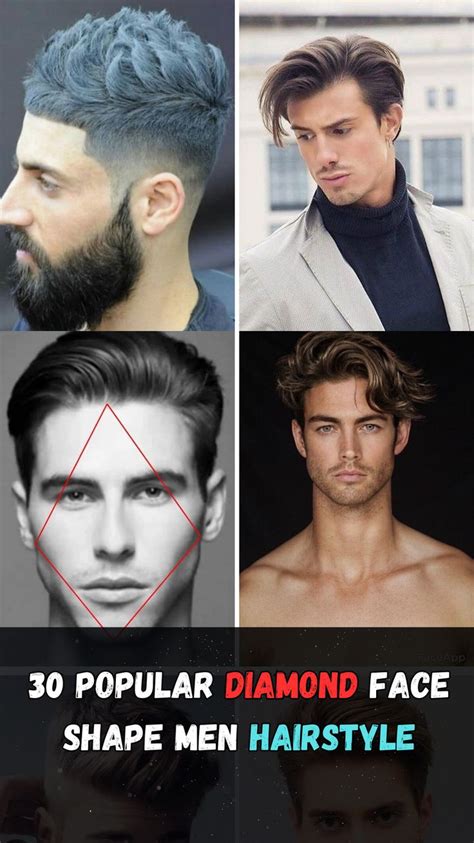 Key Principles for Diamond Face Hairstyle Men