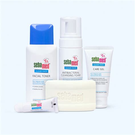 Key Products in the Sebamed Clear Face Line