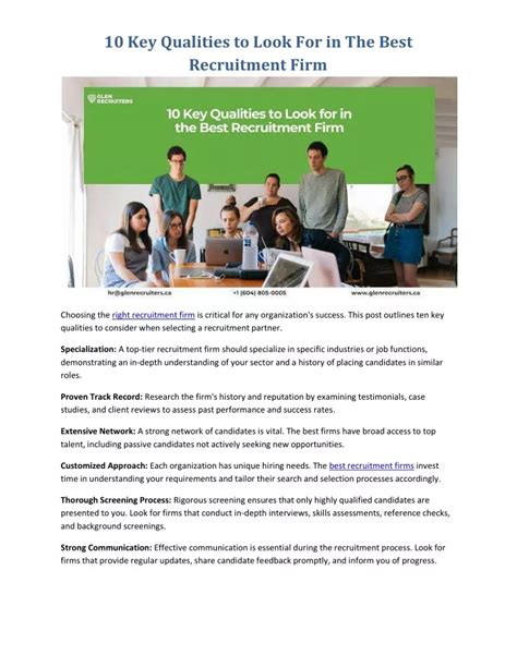 Key Qualities to Look For