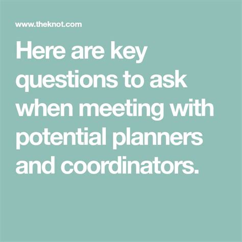 Key Questions to Ask Potential KC Coordinators