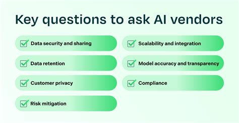 Key Questions to Ask Vendors