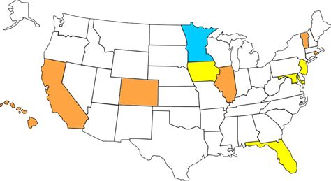 Key States with Notable Waiting Periods