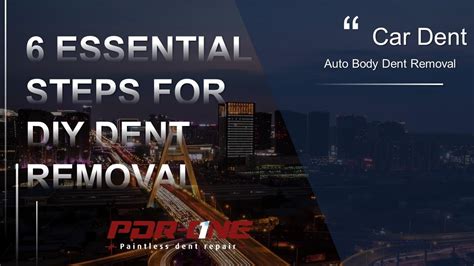 Key Steps in Conventional Dent Repair