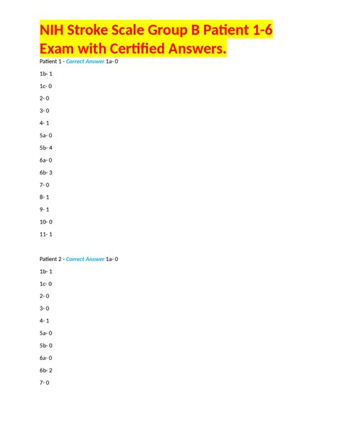 Key Tips for Efficient Review of Group B Answers