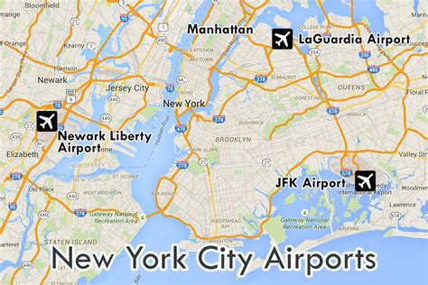 Key principles of MAP Airports New York City Map