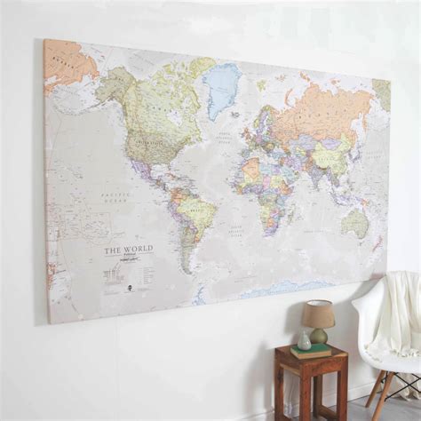 Key principles of MAP Canvas Map Of The World