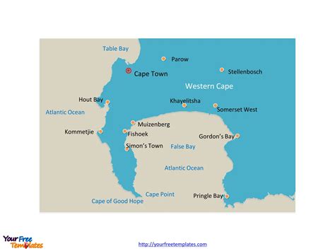 MAP Cape Of Good Hope Map