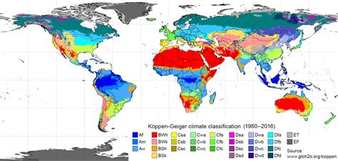 MAP Climate Zone Map Of The World