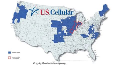 MAP Coverage Map For US Cellular