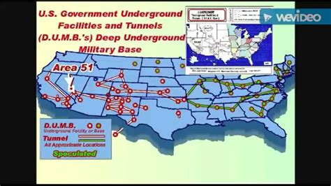 MAP Deep Underground Military Bases Map