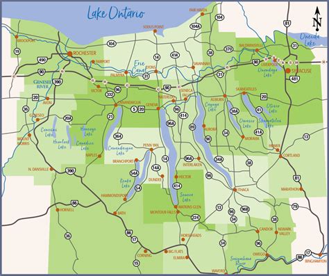 Finger Lakes Map