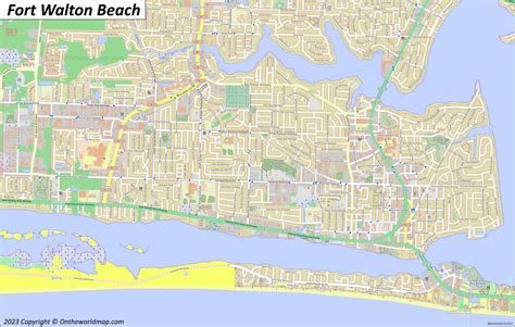 MAP Florida Map Fort Walton Beach
