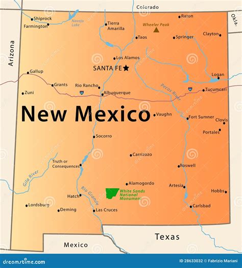 Google Map Of New Mexico