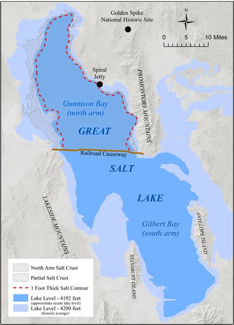 Key Principles of MAP Great Salt Lake On Map