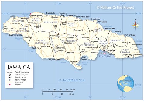 Key Principles of MAP Jamaica in the World Map