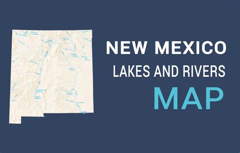 MAP Lakes In New Mexico Map