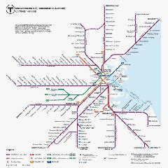 Key Principles of MAP Map of Boston Commuter Rail