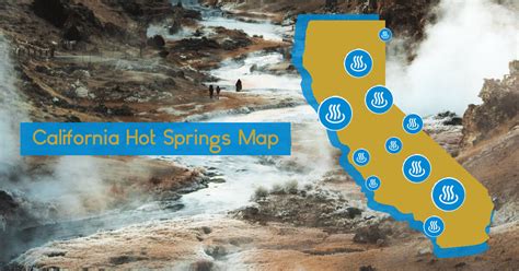 Map of California Hot Springs