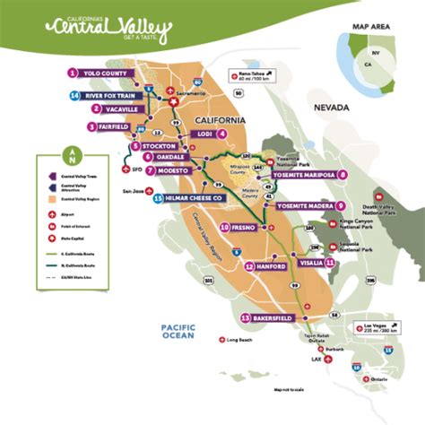 Key Principles of MAP Map Of Central Valley Ca