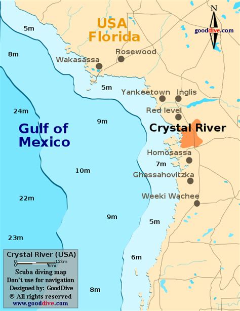 Crystal River Florida Map
