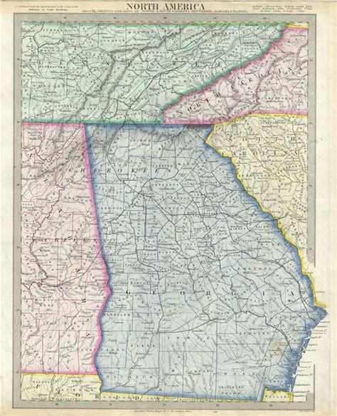 MAP Map of Georgia and Tennessee